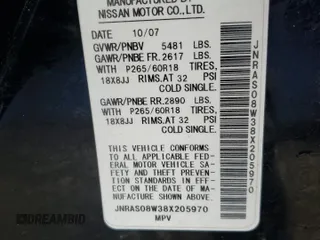 2008 Infiniti FX with VIN JNRAS08W38X205970, listed as a Copart auction lot 51535905 with 243,293 mi miles and Clean Title. Bid and sale history available at carsss.com. Image 13.