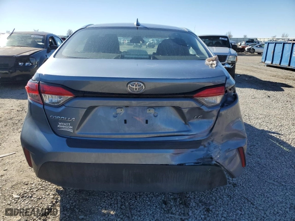 2024 Toyota Corolla LE with VIN 5YFB4MDE3RP206331, listed as a Copart auction lot 48063265 with 20,363 mi miles and Salvage Title. Bid and sale history available at carsss.com. Image 6.