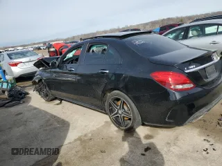 2016 Mercedes-Benz C 300 Luxury with VIN 55SWF4KB1GU123282, listed as a Copart auction lot 48030355 with 120,667 mi miles and Salvage title. Bid and sale history available at DreamBid. Image 2.