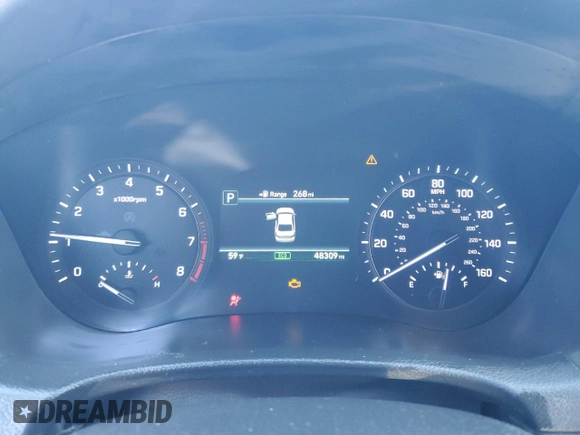 2019 Genesis G80 3.8L with VIN KMHGN4JE8KU295955, listed as a Copart auction lot 80874734 with 48,309 mi miles and Salvage title. Bid and sale history available at DreamBid. Image 9.