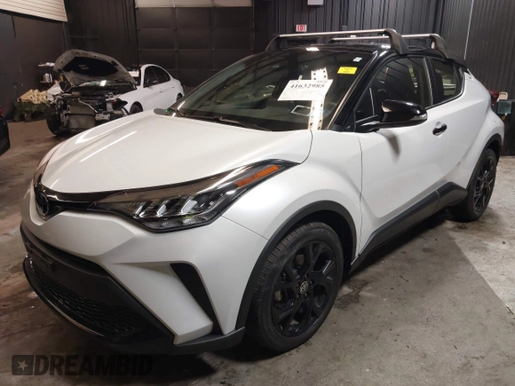 2022 Toyota C-HR XLE with VIN JTNKHMBX8N1136201, listed as a IAAI auction lot 41632985 with 16,278 mi miles. Bid and sale history available at carsss.com. Image 2.