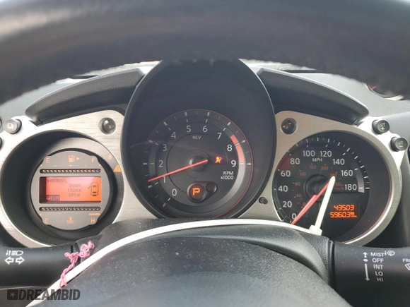 2018 Nissan 370Z Coupe Sport Tech with VIN JN1AZ4EH7JM571398, listed as a Copart auction lot 88554565 with 43,503 mi miles and Non Repairable. Bid and sale history available at carsss.com. Image 9.