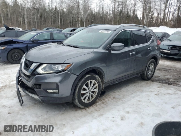 2019 Nissan Rogue S with VIN 5N1AT2MV8KC740020, listed as a Copart auction lot 45172755 with 82,736 mi miles and Clean Title. Bid and sale history available at carsss.com. Image 1.
