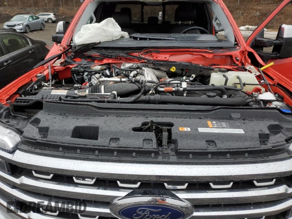 2024 Ford F-350 with VIN 1FT8X3BM1RED45148, listed as a Copart auction lot 42308275 with Not provided miles and Salvage title. Bid and sale history available at DreamBid. Image 11.