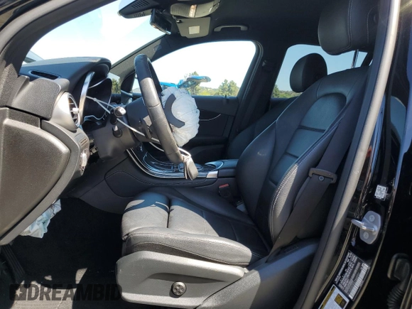 2020 Mercedes-Benz GLC 300 with VIN W1N0G8DB2LF865701, listed as a Copart auction lot 57862225 with 51,074 mi miles and Salvage title. Bid and sale history available at DreamBid. Image 7.