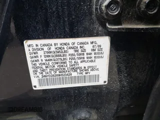 2009 Acura MDX z VIN 2HNYD28209H523420, wystawiony jako IAAI lot #42107851 z przebiegiem 164 955 mil mil oraz . Historia ofert i sprzedaży dostępna na DreamBid. Obrazek 9.