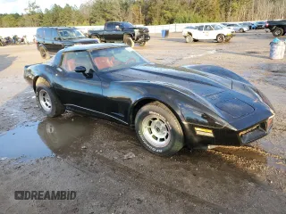 1981 Chevrolet Corvette with VIN 1G1AY8760B5101124, listed as a Copart auction lot 87115654 with 55,201 mi miles and Clean Title. Bid and sale history available at carsss.com. Image 4.
