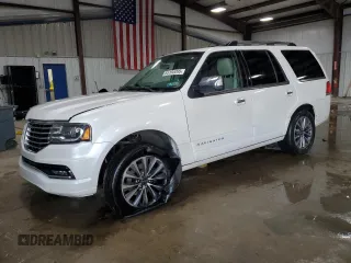 2015 Lincoln Navigator with VIN 5LMJJ2JT9FEJ12175, listed as a Copart auction lot 65180095 with 124,968 mi miles and Salvage title. Bid and sale history available at DreamBid. Image 1.