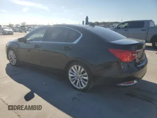 2014 Acura RLX Advance Pkg with VIN JH4KC1F94EC005153, listed as a Copart auction lot 41693175 with 124,550 mi miles and Clean Title. Bid and sale history available at carsss.com. Image 2.