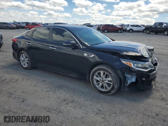 2018 Kia Optima S with VIN 5XXGT4L36JG225848, listed as a Copart auction lot 55527605 with 85,669 mi miles and Salvage title. Bid and sale history available at DreamBid. Image 4.