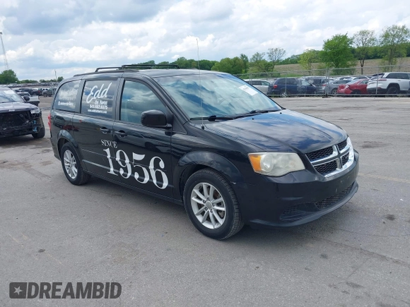2014 Dodge Grand Caravan SXT z VIN 2C4RDGCGXER388459, wystawiony jako IAAI lot #42350937 z przebiegiem 149 276 mil mil oraz . Historia ofert i sprzedaży dostępna na DreamBid. Obrazek 1.