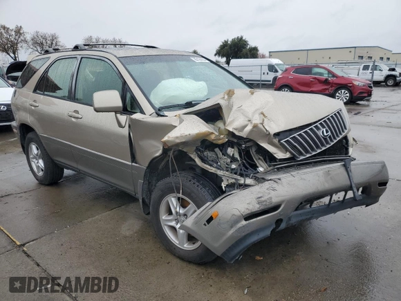 2000 Lexus RX 300 with VIN JT6HF10U7Y0113215, listed as a Copart auction lot 85126554 with 225,652 mi miles and Salvage Title. Bid and sale history available at carsss.com. Image 4.