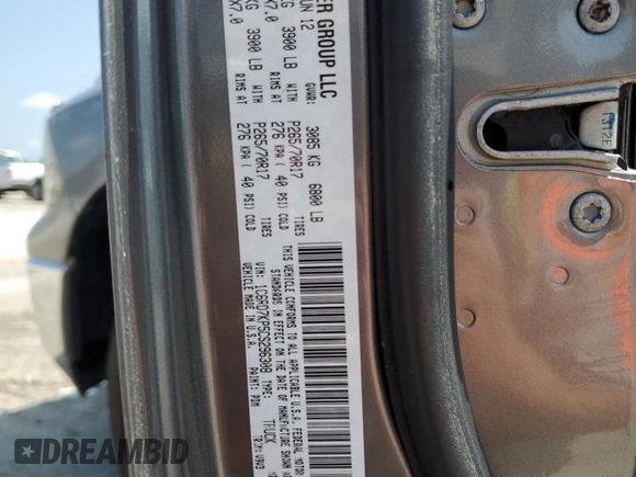 2012 Ram 1500 Tradesman with VIN 1C6RD7KP5CS296308, listed as a Copart auction lot 50894885 with 114,276 mi miles and Salvage title. Bid and sale history available at DreamBid. Image 12.