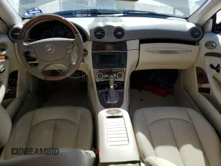 2009 Mercedes-Benz CLK 350 with VIN WDBTJ56H79F267858, listed as a Copart auction lot 80835344 with 96,506 mi miles and Salvage Title. Bid and sale history available at DreamBid. Image 8.
