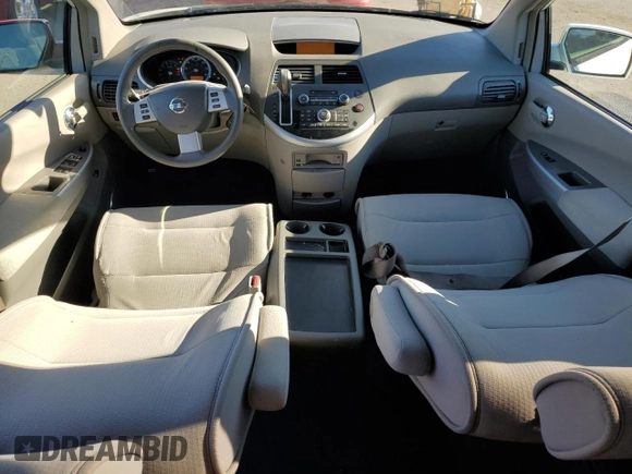 2007 Nissan Quest S with VIN 5N1BV28U77N119704, listed as a Copart auction lot 87555095 with 95,210 mi miles and Salvage Title. Bid and sale history available at carsss.com. Image 8.