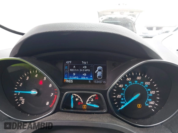 2016 Ford Escape SE with VIN 1FMCU9G94GUB55448, listed as a IAAI auction lot 41854864 with 153,457 mi miles. Bid and sale history available at carsss.com. Image 7.