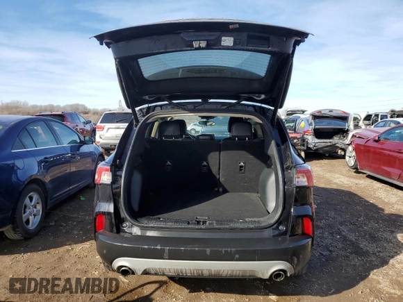 2020 Ford Escape SEL with VIN 1FMCU0H67LUA83171, listed as a Copart auction lot 48635705 with 58,413 mi miles and Salvage Title. Bid and sale history available at carsss.com. Image 6.