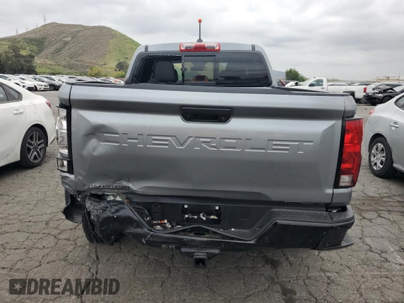 2024 Chevrolet Colorado 4WD Trail Boss with VIN 1GCPTEEK3R1253043, listed as a Copart auction lot 53705385 with 3,706 mi miles and Salvage title. Bid and sale history available at DreamBid. Image 6.