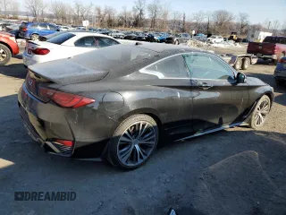 2017 Infiniti Q60 Premium with VIN JN1CV7EL4HM321038, listed as a Copart auction lot 88424225 with 101,233 mi miles and Salvage title. Bid and sale history available at DreamBid. Image 3.