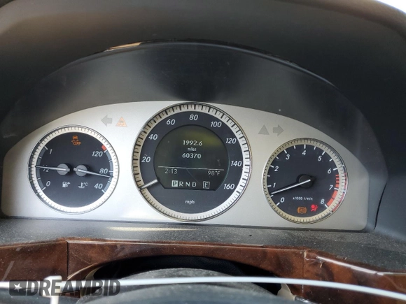 2012 Mercedes-Benz GLK 350 with VIN WDCGG8HBXCF797108, listed as a Copart auction lot 65861064 with 60,370 mi miles and Salvage Title. Bid and sale history available at DreamBid. Image 9.