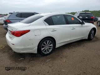 2017 Infiniti Q50 Premium with VIN JN1EV7AR3HM832887, listed as a Copart auction lot 57914975 with 62,878 mi miles and Salvage title. Bid and sale history available at DreamBid. Image 3.