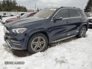 2020 Mercedes-Benz GLE 450 z VIN 4JGFB5KE6LA216665, wystawiony jako Copart lot #41626065 z przebiegiem 87 620 mil mil oraz Czysty tytuł • Clean title. Historia ofert i sprzedaży dostępna na DreamBid. Obrazek 1.
