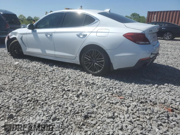 2019 Genesis G70 Advanced with VIN KMTG74LEXKU016731, listed as a Copart auction lot 52879505 with 122,465 mi miles and Salvage title. Bid and sale history available at DreamBid. Image 2.