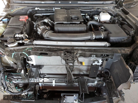 2025 Nissan Frontier S with VIN 1N6ED1EK6SN623961, listed as a Copart auction lot 57083555 with 4,720 mi miles and Salvage title. Bid and sale history available at DreamBid. Image 11.