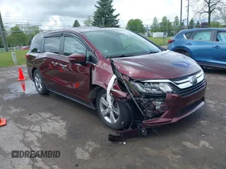 2020 Honda Odyssey EX-L z VIN 5FNRL6H78LB041159, wystawiony jako IAAI lot #42201003 z przebiegiem 20 191 mil mil oraz . Historia ofert i sprzedaży dostępna na DreamBid. Obrazek 1.