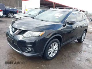 2014 Nissan Rogue S with VIN 5N1AT2MV6EC765891, listed as a IAAI auction lot 41668060 with 100,795 mi miles. Bid and sale history available at carsss.com. Image 2.
