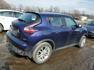 2016 Nissan Juke S with VIN JN8AF5MV2GT655411, listed as a Copart auction lot 46591855 with 73,823 mi miles and Salvage Title. Bid and sale history available at carsss.com. Image 3.