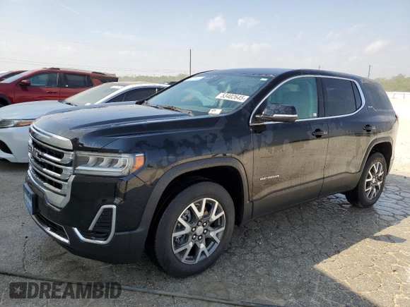 2023 GMC Acadia SLE with VIN 1GKKNKL49PZ113217, listed as a Copart auction lot 53402645 with 37,027 mi miles and Clean title. Bid and sale history available at DreamBid. Image 1.