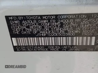 2014 Lexus IS 250 с VIN JTHBF1D20E5023800, выставлен на аукционе IAAI как лот 42604410 с пробегом 83 056 миль миль и . История ставок и продаж доступна на DreamBid. Изображение 9.