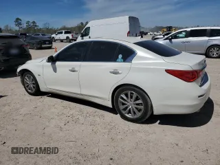 2016 Infiniti Q50 3.0t Premium with VIN JN1EV7AP9GM305451, listed as a Copart auction lot 49553185 with 141,710 mi miles and Salvage Title. Bid and sale history available at carsss.com. Image 2.