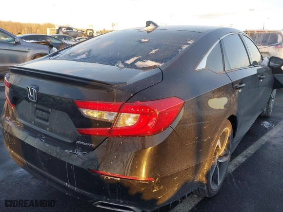 2019 Honda Accord Sedan Sport 1.5T with VIN 1HGCV1F38KA121606, listed as a IAAI auction lot 41382047 with 60,685 mi miles. Bid and sale history available at carsss.com. Image 4.
