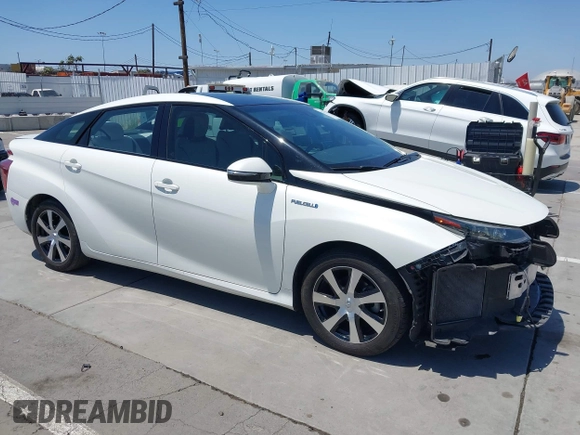 2019 Toyota Mirai with VIN JTDBVRBD2KA007074, listed as a IAAI auction lot 42277564 with 62,748 mi miles and . Bid and sale history available at DreamBid. Image 1.