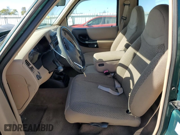 1999 Ford Ranger XL with VIN 1FTYR10VXXUA28191, listed as a Copart auction lot 75659254 with 72,719 mi miles and Salvage Title. Bid and sale history available at carsss.com. Image 7.