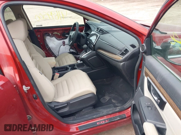 2018 Honda CR-V EX with VIN 2HKRW1H52JH523178, listed as a IAAI auction lot 41699500 with 81,377 mi miles and . Bid and sale history available at carsss.com. Image 5.