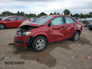 2012 Chevrolet Sonic LT with VIN 1G1JD5SH7C4141873, listed as a Copart auction lot 57967235 with Not provided miles and Salvage title. Bid and sale history available at DreamBid. Image 1.