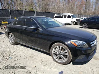 2019 Mercedes-Benz C 300 with VIN 55SWF8EB1KU285750, listed as a Copart auction lot 48624055 with 62,325 mi miles and Salvage Title. Bid and sale history available at DreamBid. Image 4.