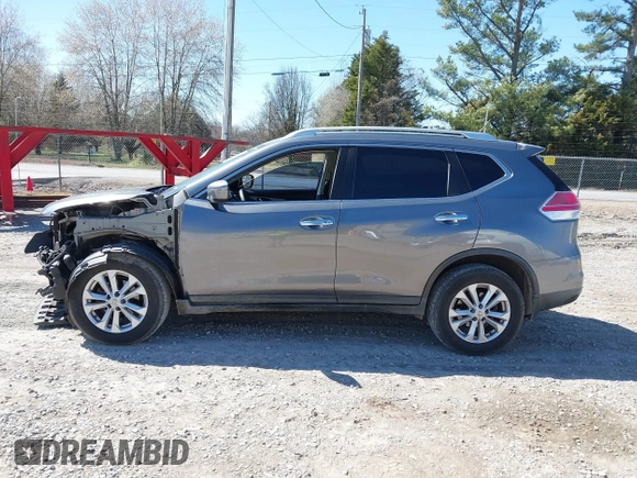 2016 Nissan Rogue SV with VIN KNMAT2MT4GP687643, listed as a IAAI auction lot 41762635 with 98,771 mi miles and . Bid and sale history available at DreamBid. Image 14.