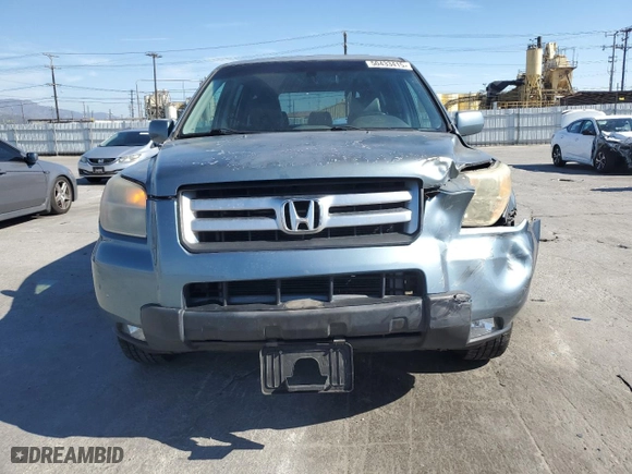 2006 Honda Pilot EX-L with VIN 2HKYF18586H529859, listed as a Copart auction lot 50433415 with 211,143 mi miles and Salvage Title. Bid and sale history available at carsss.com. Image 5.