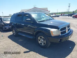 2005 Dodge Durango Limited z VIN 1D8HB58D55F509489, wystawiony jako IAAI lot #42132823 z przebiegiem 162 155 mil mil oraz . Historia ofert i sprzedaży dostępna na DreamBid. Obrazek 1.