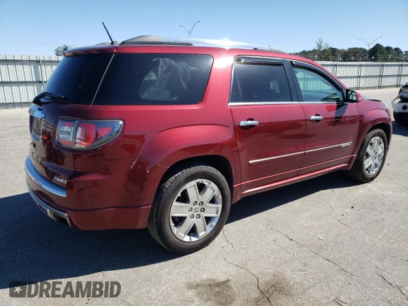 2016 GMC Acadia Denali with VIN 1GKKVTKD4GJ272796, listed as a Copart auction lot 50217685 with 91,594 mi miles and Salvage Title. Bid and sale history available at carsss.com. Image 3.