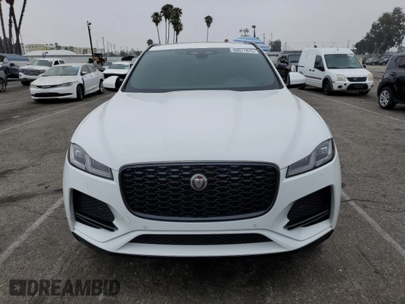 2023 Jaguar F-Pace S with VIN SADCJ2EX7PA711697, listed as a Copart auction lot 60077815 with 41,404 mi miles and Salvage title. Bid and sale history available at DreamBid. Image 5.