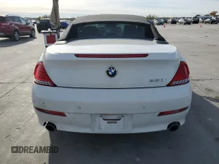 2009 BMW 6 Series 650i with VIN WBAEB53589CX64532, listed as a Copart auction lot 84812074 with 84,443 mi miles and Salvage Title. Bid and sale history available at carsss.com. Image 6.