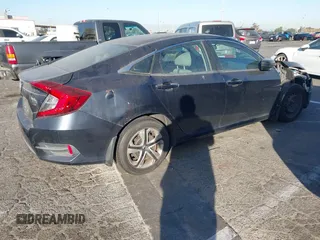 2017 Honda Civic Sedan LX with VIN 19XFC2F65HE209813, listed as a IAAI auction lot 41049476 with 61,482 mi miles. Bid and sale history available at carsss.com. Image 4.