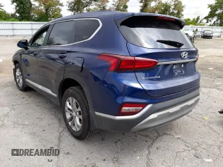 2020 Hyundai Santa Fe SE with VIN 5NMS2CAD0LH180221, listed as a Copart auction lot 55202262 with 0 mi miles. Bid and sale history available at carsss.com. Image 3.
