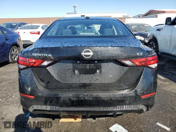 2024 Nissan Sentra SV with VIN 3N1AB8CV4RY251680, listed as a Copart auction lot 44859015 with 35,022 mi miles and Clean Title. Bid and sale history available at carsss.com. Image 6.