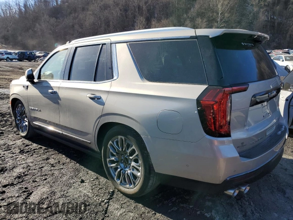 2023 GMC Yukon Denali Ultimate with VIN 1GKS2EKL5PR340438, listed as a Copart auction lot 43008615 with 8,747 mi miles and Salvage Title. Bid and sale history available at carsss.com. Image 2.